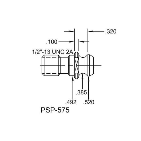 Tj Davies Co Solid Retention Knob PSP-575
